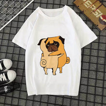 Load image into Gallery viewer, Cute pig printed t-shirt kawaii