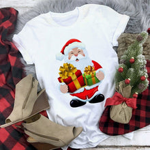 Load image into Gallery viewer, New kawaii reindeer t shirt women fashion Christmas