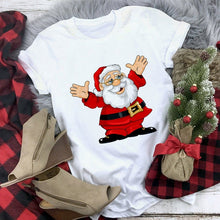 Load image into Gallery viewer, New kawaii reindeer t shirt women fashion Christmas